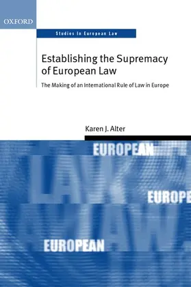 Alter |  Establishing the Supremacy of European Law | Buch |  Sack Fachmedien