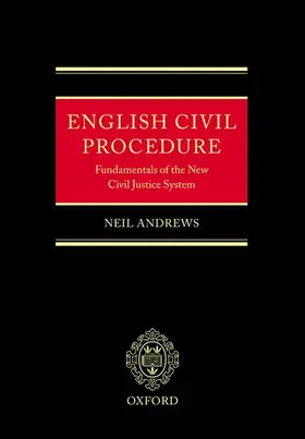 Andrews |  English Civil Procedure | Buch |  Sack Fachmedien