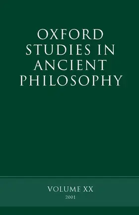 Sedley |  Oxford Studies in Ancient Philosophy | Buch |  Sack Fachmedien