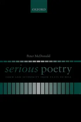 McDonald | Serious Poetry | Buch | 978-0-19-924747-9 | www2.sack.de