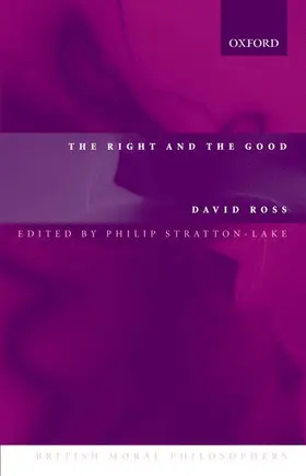 Ross / Stratton-Lake |  The Right and the Good | Buch |  Sack Fachmedien