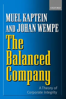 Kaptein / Wempe |  The Balanced Company | Buch |  Sack Fachmedien