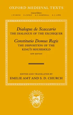 Church / Amt |  Dialogus de Scaccario, and Constitutio Domus Regis | Buch |  Sack Fachmedien