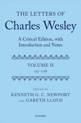 Newport / Lloyd |  The Letters of Charles Wesley | Buch |  Sack Fachmedien