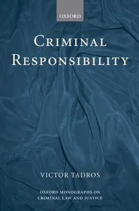 Tadros |  Criminal Responsibility | Buch |  Sack Fachmedien