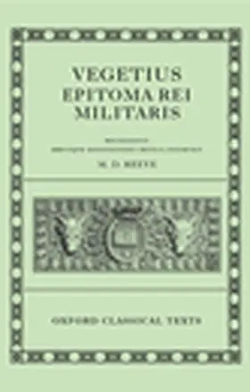 Reeve |  Vegetius: Epitoma rei militaris | Buch |  Sack Fachmedien