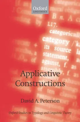 Peterson |  Applicative Constructions | Buch |  Sack Fachmedien