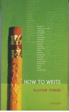 Fowler |  How to Write | Buch |  Sack Fachmedien
