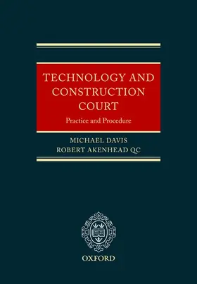 Davis / Akenhead QC |  TECHNOLOGY & CONSTRUCTION COURT C | Buch |  Sack Fachmedien