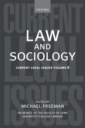 Freeman |  Law and Sociology | Buch |  Sack Fachmedien