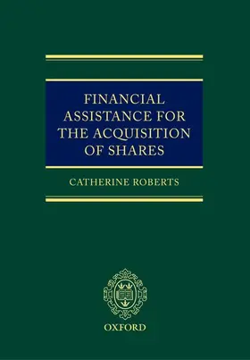 Roberts |  Financial Assistance for the Acquisition of Shares | Buch |  Sack Fachmedien