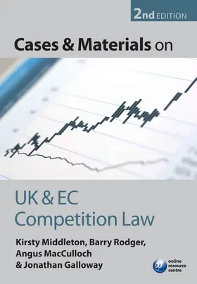 Middleton / Rodger / MacCulloch |  Cases and Materials on UK and EC Competition Law | Buch |  Sack Fachmedien