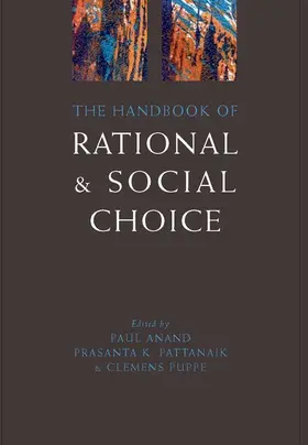Al / Anand / Pattanaik |  HANDB RATIONAL & SOCIAL CHOICE C | Buch |  Sack Fachmedien
