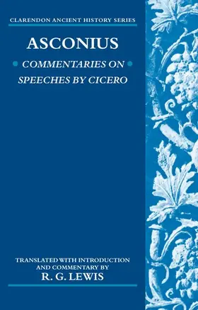 Asconius / Clark / Lewis |  Asconius | Buch |  Sack Fachmedien