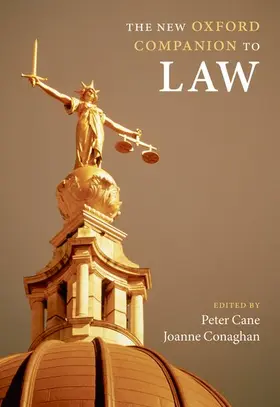 Cane / Conaghan |  The New Oxford Companion to Law | Buch |  Sack Fachmedien