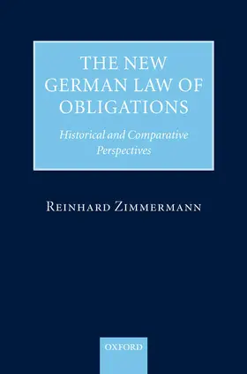 Zimmermann |  The New German Law of Obligations | Buch |  Sack Fachmedien
