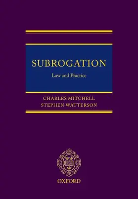 Mitchell / Watterson / Fenton QC |  SUBROGATION | Buch |  Sack Fachmedien