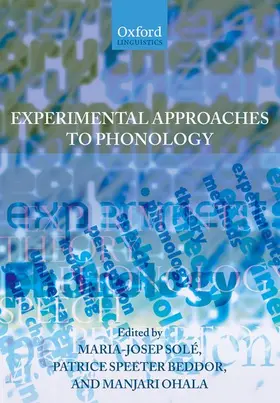 Sole / Beddor / Ohala |  Experimental Approaches to Phonology | Buch |  Sack Fachmedien