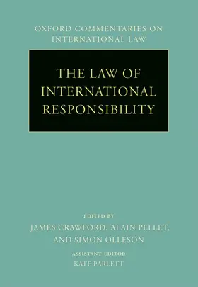 Parlett / Crawford / Pellet |  The Law of International Responsibility | Buch |  Sack Fachmedien