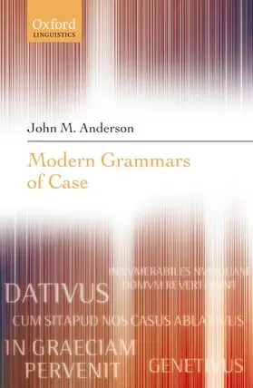 Anderson |  Modern Grammars of Case | Buch |  Sack Fachmedien