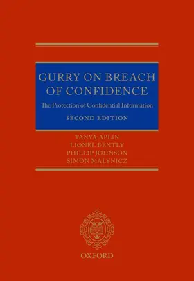 Al / Aplin / Bently |  GURRY ON BREACH OF CONFIDENCE 2E C | Buch |  Sack Fachmedien