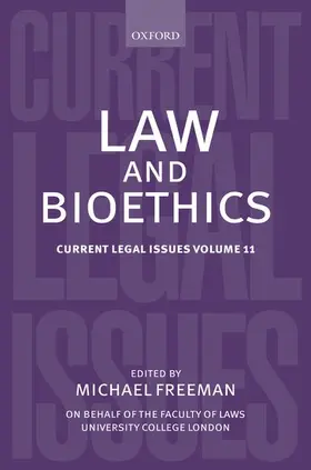 Freeman |  LAW & BIOETHICS VOL 11 CLI C | Buch |  Sack Fachmedien