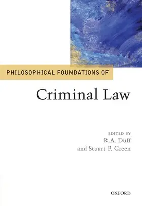 Duff / Green |  PHILOSOPHICAL FOUNDAT CRIMINAL LAW PF C | Buch |  Sack Fachmedien