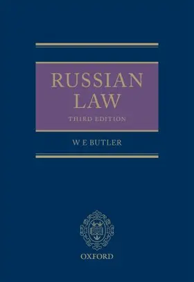 Butler |  Russian Law | Buch |  Sack Fachmedien
