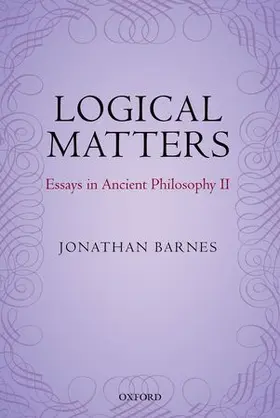 Barnes / Bonelli |  Logical Matters | Buch |  Sack Fachmedien