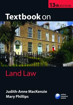 MacKenzie / Phillips |  Textbook on Land Law | Buch |  Sack Fachmedien