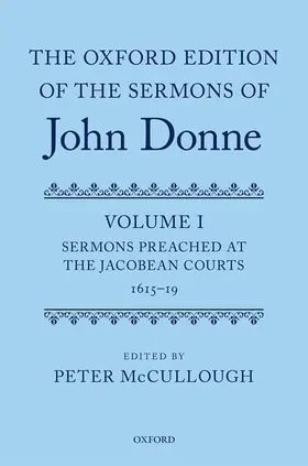 McCullough |  Oxford Edition of the Sermons of John Donne | Buch |  Sack Fachmedien