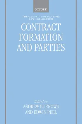 Burrows / Peel |  CONTRACT FORMATION & PARTIES ONRLC | Buch |  Sack Fachmedien