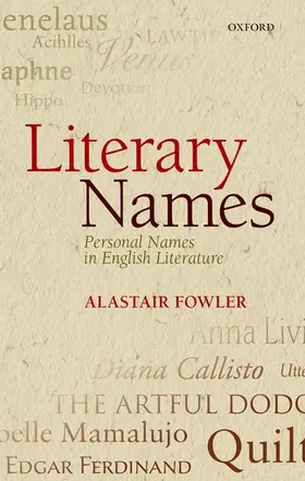 Fowler |  LITERARY NAMES C | Buch |  Sack Fachmedien