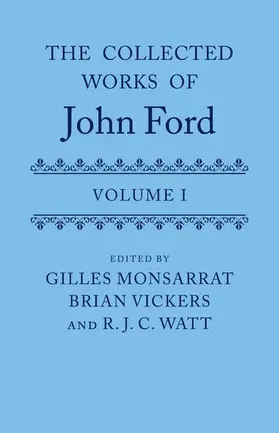 Monsarrat / Vickers Fba / Vickers FBA |  The Collected Works of John Ford | Buch |  Sack Fachmedien