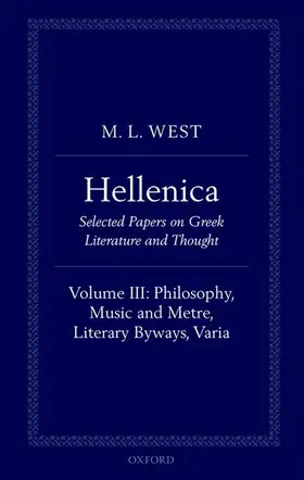 West |  HELLENICA V3 | Buch |  Sack Fachmedien