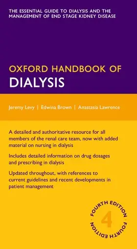 Levy / Brown / Lawrence |  Oxford Handbook of Dialysis | Loseblattwerk |  Sack Fachmedien