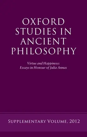 Kamtekar |  Virtue and Happiness | Buch |  Sack Fachmedien