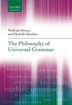 Hinzen / Sheehan |  Philosophy of Universal Grammar | Buch |  Sack Fachmedien