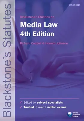 Caddell / Johnson |  BLACK STAT MEDIA LAW 4E BLSB P | Buch |  Sack Fachmedien