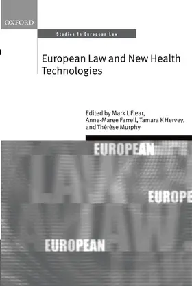 Flear / Farrell / Hervey |  EUROPEAN LAW & NEW HEALTH TECH OSEL C | Buch |  Sack Fachmedien
