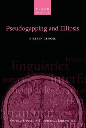 Gengel |  Pseudogapping and Ellipsis | Buch |  Sack Fachmedien