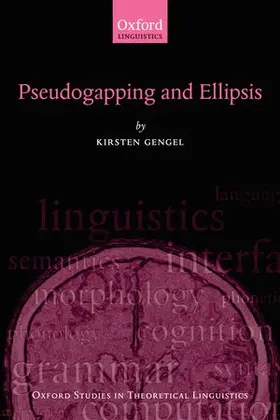 Gengel |  Pseudogapping and Ellipsis | Buch |  Sack Fachmedien