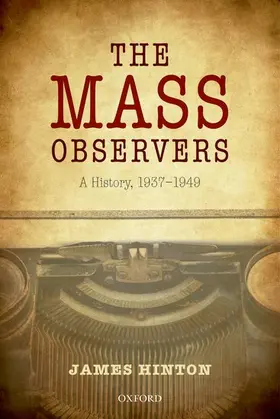 Hinton |  MASS OBSERVERS C | Buch |  Sack Fachmedien