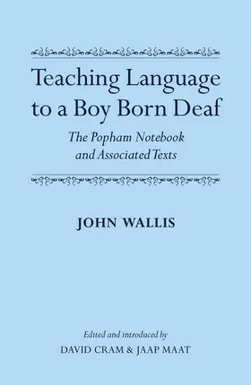Wallis / Cram / Maat |  Teaching Language to a Boy Born Deaf | Buch |  Sack Fachmedien