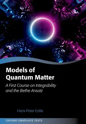 Eckle |  Models of Quantum Matter | Buch |  Sack Fachmedien