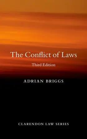 Briggs | The Conflict of Laws | Buch | 978-0-19-967928-7 | sack.de