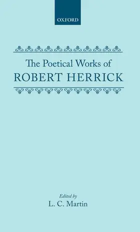 Herrick / Martin |  The Poetical Works of Robert Herrick | Buch |  Sack Fachmedien