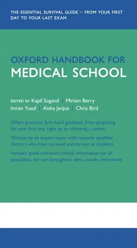 Sugand / Berry / Yusuf |  Oxford Handbook for Medical School | Buch |  Sack Fachmedien