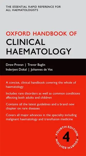 Provan / Baglin / Dokal |  Oxford Handbook of Clinical Haematology | Buch |  Sack Fachmedien