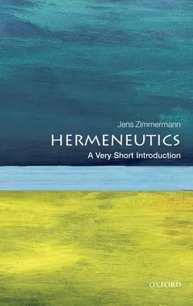 Zimmermann |  Hermeneutics | Buch |  Sack Fachmedien